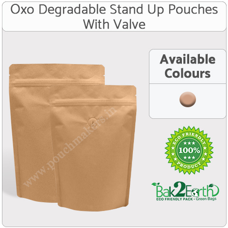 Eco-Friendly Pouches With Valve Eco-Friendly Pouches With Valve
