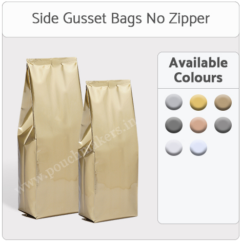 Side Gusset Bag No Zipper Side Gusset Bag No Zipper