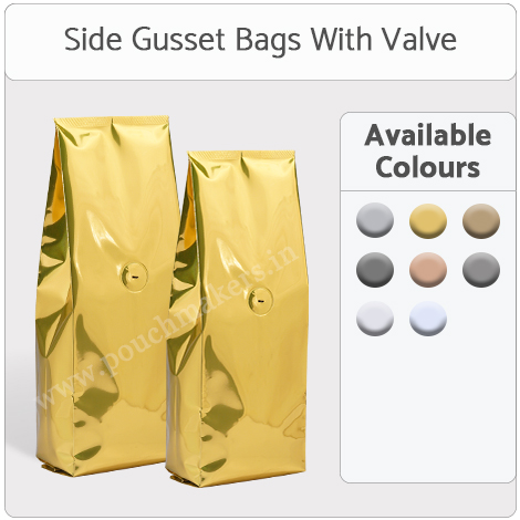 Side Gusset Bag With Valve Side Gusset Bag With Valve