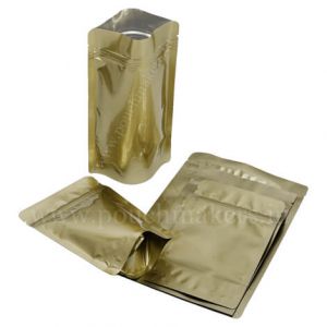 matt gold pouches